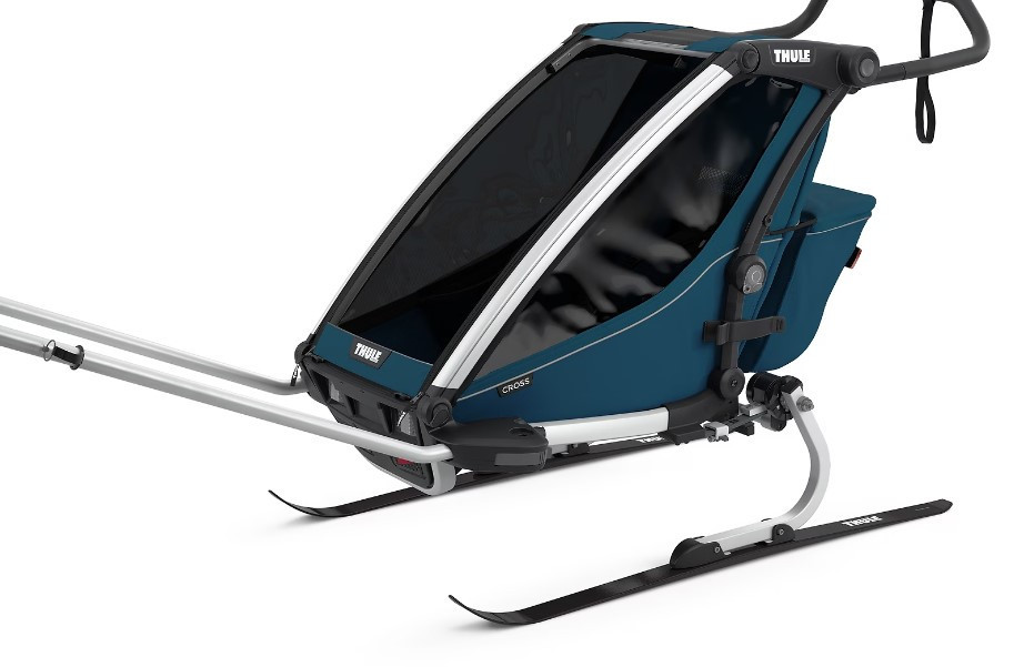 Thule Chariot Cross 1 + Thule Chariot lyžařský ski set CTS - k vypůjčení - k vypůjčení